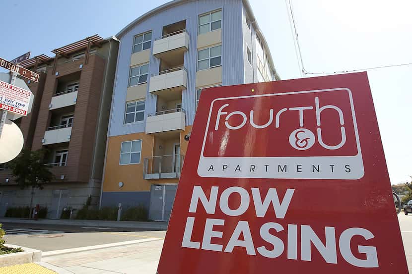 Apartment rents are still higher in many major U.S. metro areas including Dallas-Fort Worth.