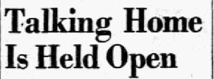 Headline published on Nov. 18, 1938.
