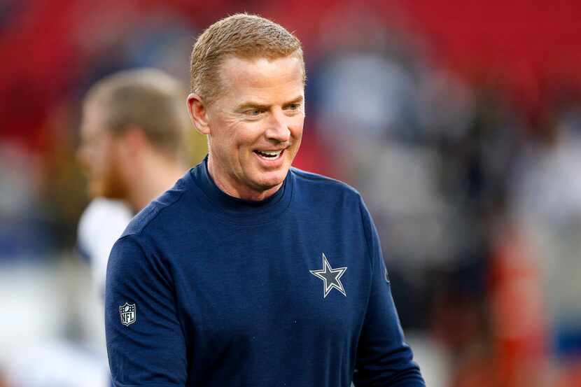 FILE - Dallas Cowboys head coach Jason Garrett is pictured before their NFC Divisional...