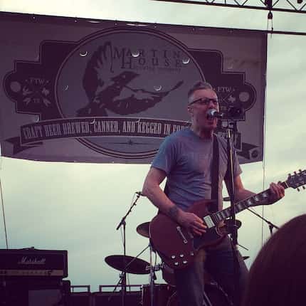 Toadies singer Vaden Todd Lewis performs during the Bockslider beer release at Martin House...