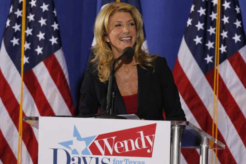 State Sen. Wendy Davis of Fort Worth officially entered the 2014 race for governor of Texas...