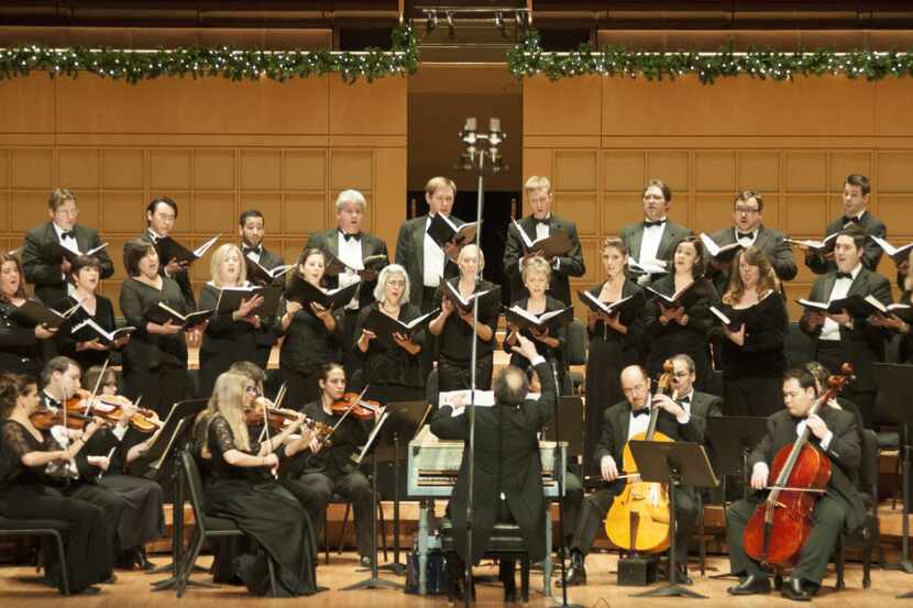 The Dallas Bach Society performs Handel's 'Messiah' at the Morton H. Meyerson Symphony...