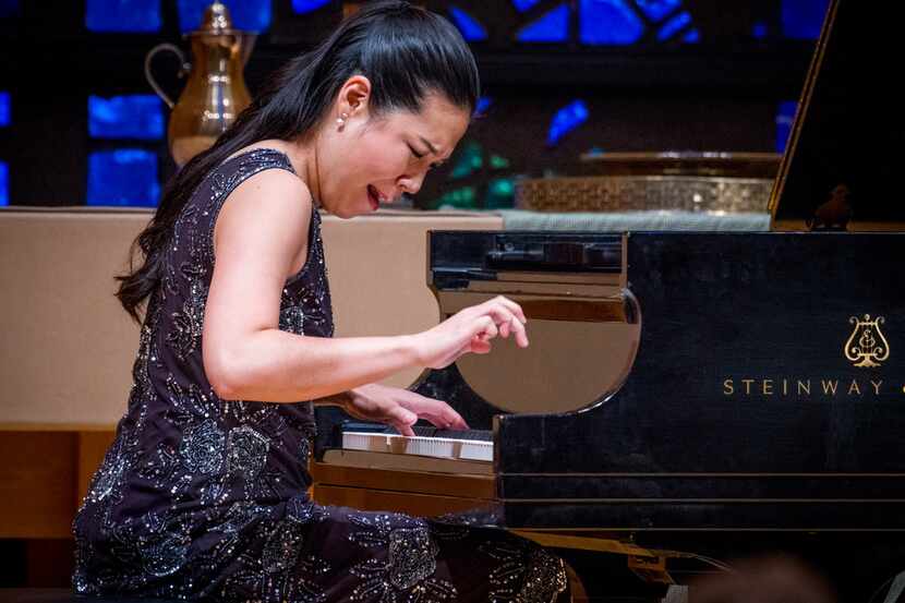 Joyce Yang, Van Cliburn International Piano Competition silver medalist, performed Saturday...