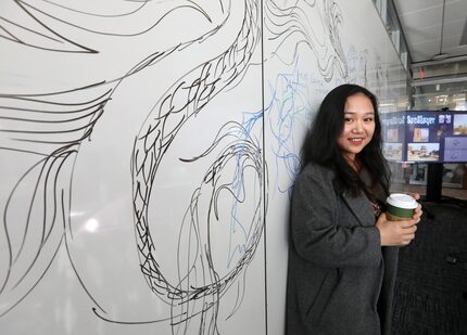 Aiwen “Emily” Zhang enrolled at Southern Methodist University’s graduate program for video...