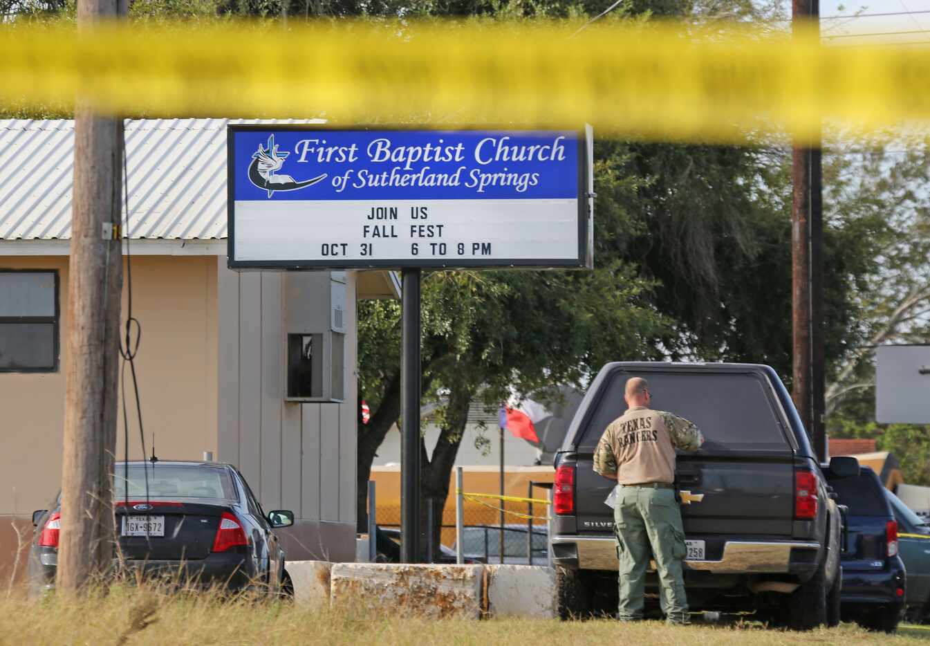 The investigation continues at the First Baptist Church of Sutherland Springs.