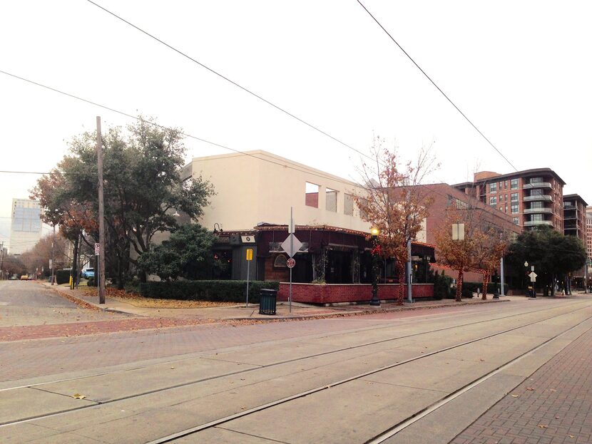 The apartment tower will be built at McKinney and Boll at the site of the Idle Rich lounge.