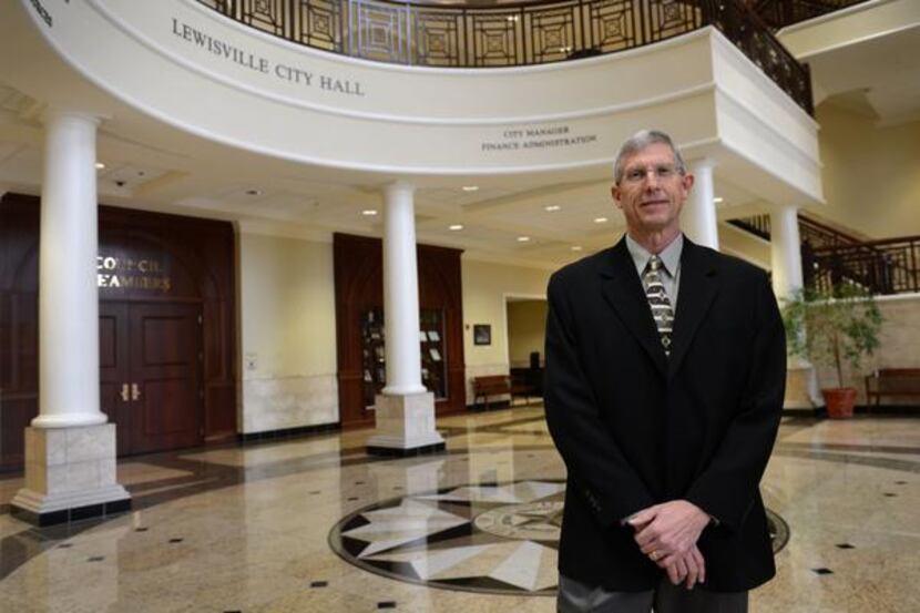 
Lewisville city manager Claude King poses for a portrait at Lewisville City Hall on Feb. 4....