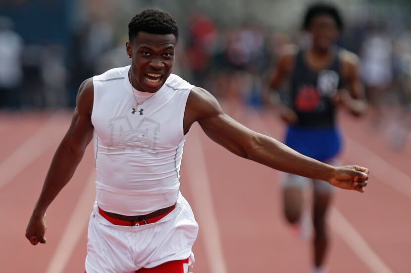 McKinney Boyd's Charlie Bartholomew was the Class 6A state champion in the 400 meters and...