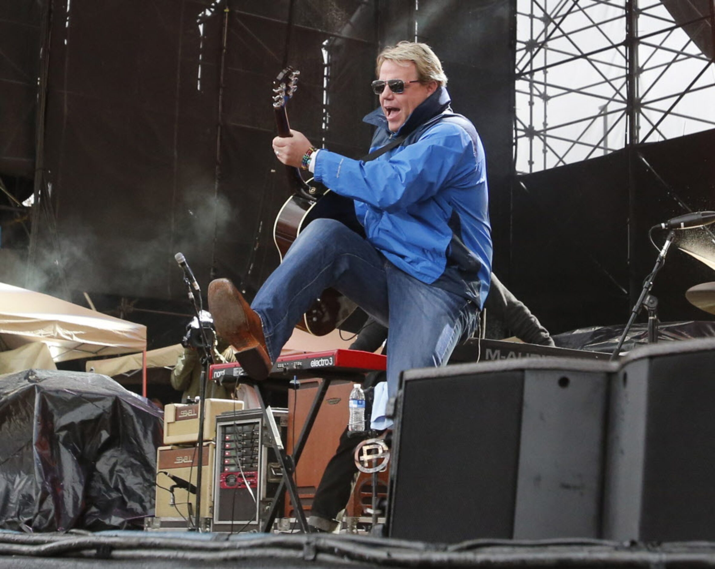 Pat Green performs during the March Madness Music Festival in Dallas on Sunday, April 6,...