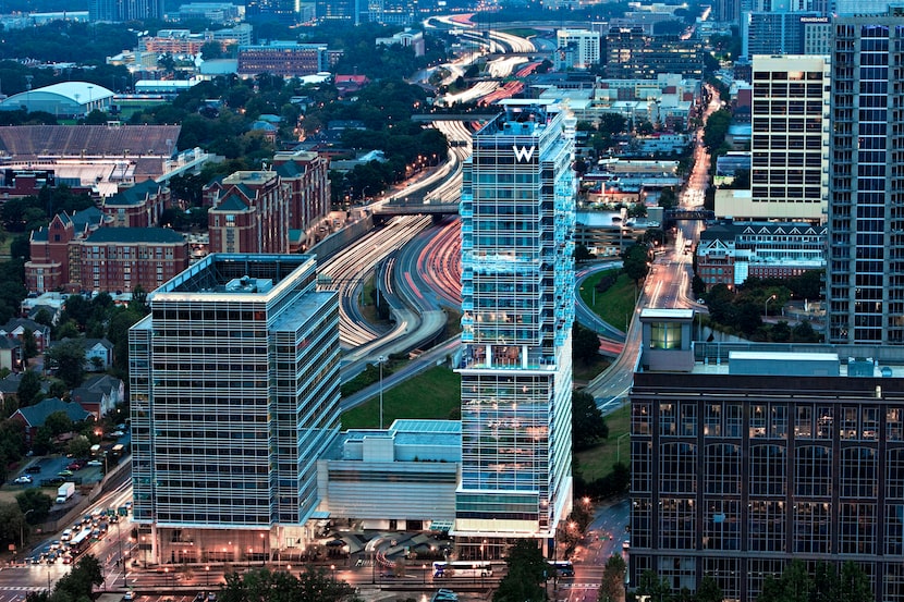 W Atlanta, owned by Ashford Hospitality Trust, includes 217 guest rooms, 20 suites and a...