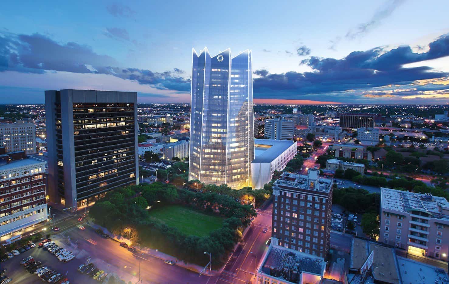 The 23-story Frost Tower in downtown San Antonio will open in 2019.