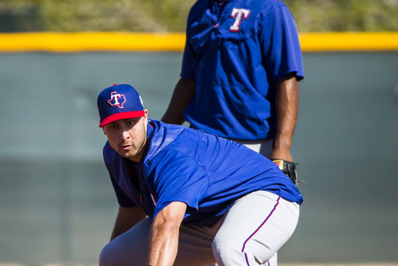 Joey Gallo plays first base at Triple-A Round Rock and Drew Stubbs sprains  left toe
