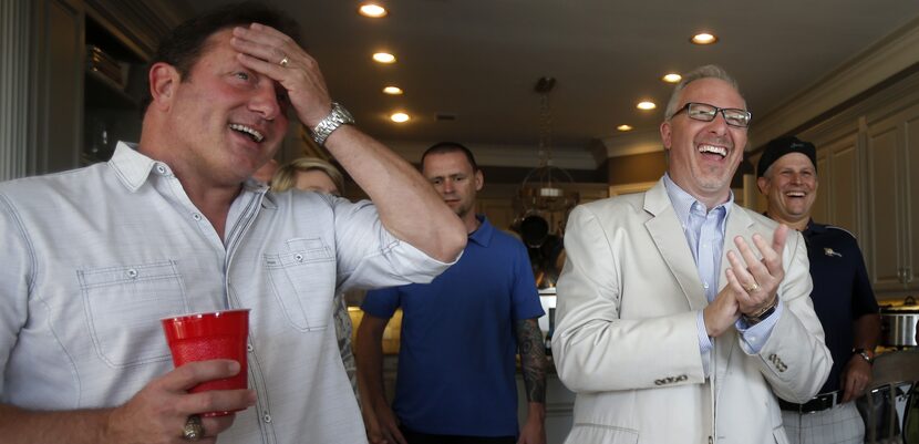  From left, McKinney ISD superintendent Rick McDaniel, and PAC vice chairman Kenneth Ussery,...