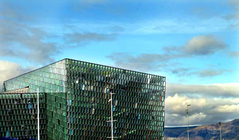 Harpa (concert hall), Reykjavík, Iceland, designed by the Danish firm Henning Larsen...