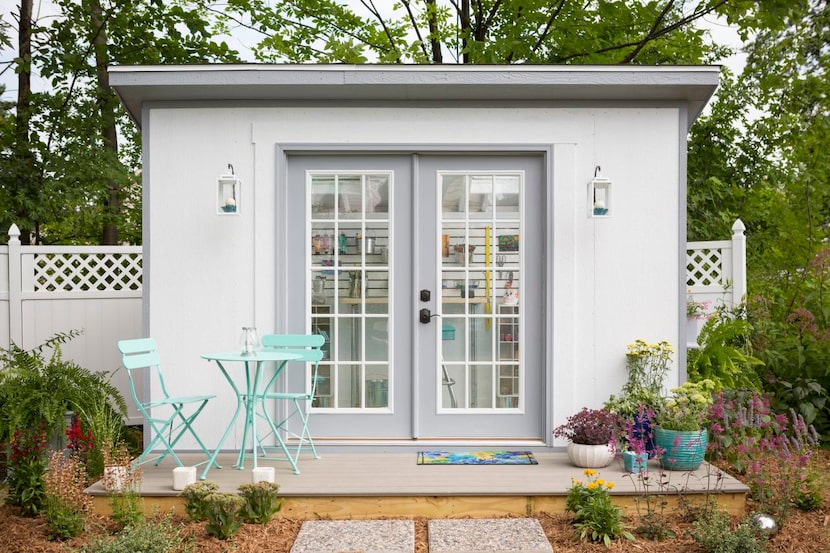 A growing number of women are claiming space in backyard sheds for activities such as...