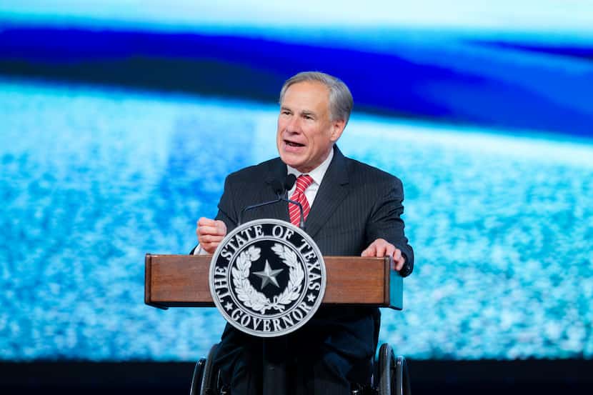 El gobernador de Texas, Greg Abbott, tiene el apoyo de la mayoría de los votantes del estado...