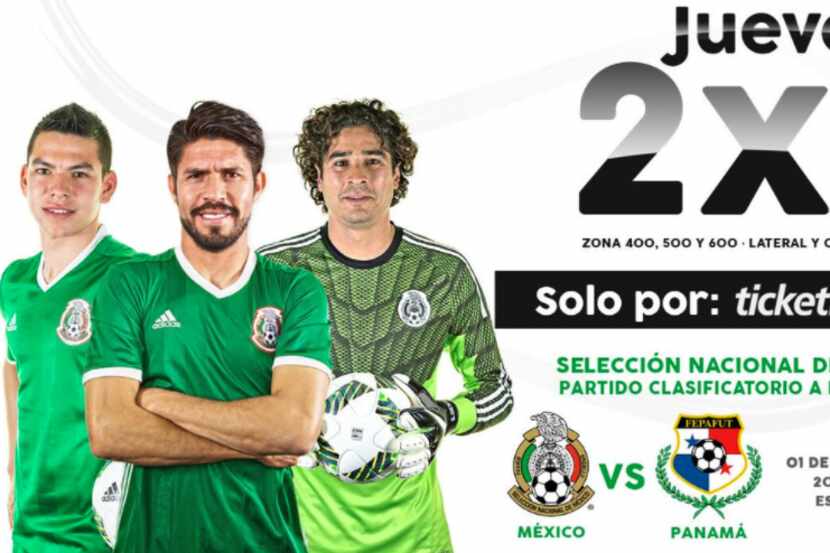 El anuncio de la promoción para ver los juegos del Tri en México en Twitter. 

