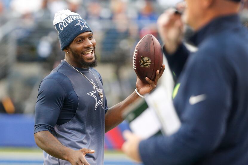 Dallas Cowboys wide receiver Dez Bryant (88) is pictured on the sidelines during the Dallas...