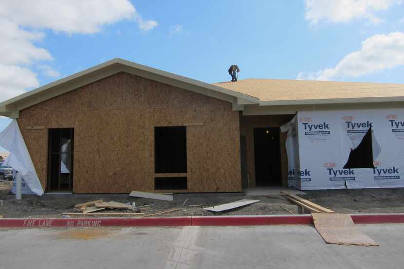 The Rock Ridge Assisted Living and Memory Care Community on East Ralph Hall Road in Rockwall...