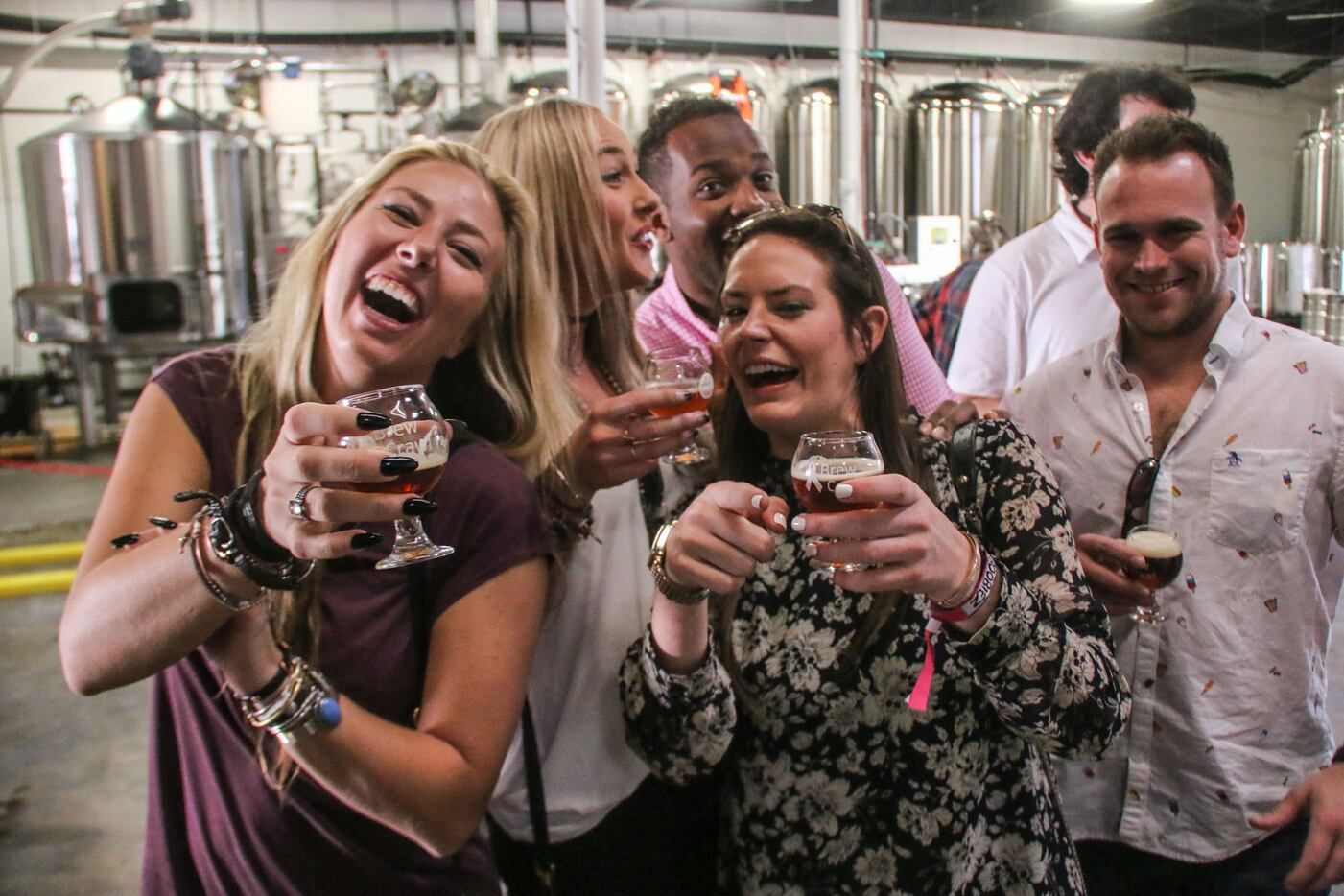 Noble Rey Brewing Co. was one of the stops during the inaugural Brew Crawl for Breast Cancer...