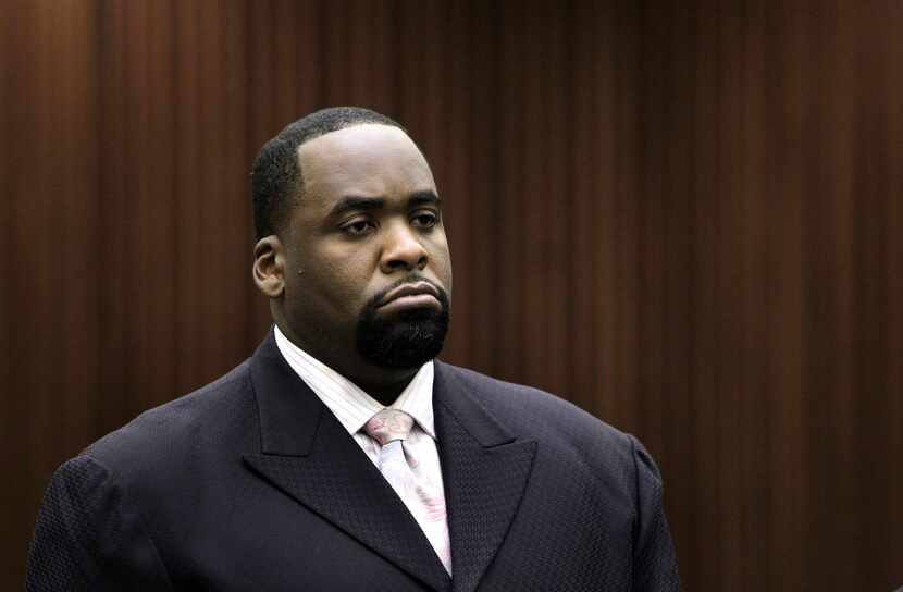 Kwame Kilpatrick, seen in court in May 2010, moved to Southlake after resigning as Detroit's...