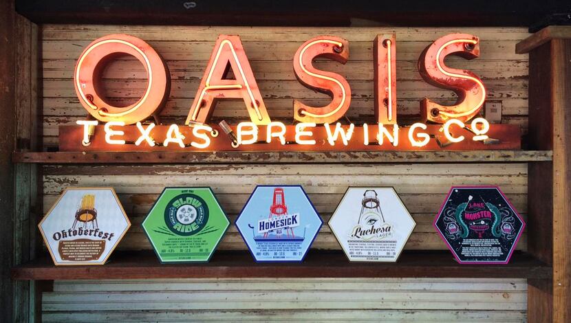 At Oasis Texas  Brewing Co. overlooking Lake Travis, look for signature brews, some named...