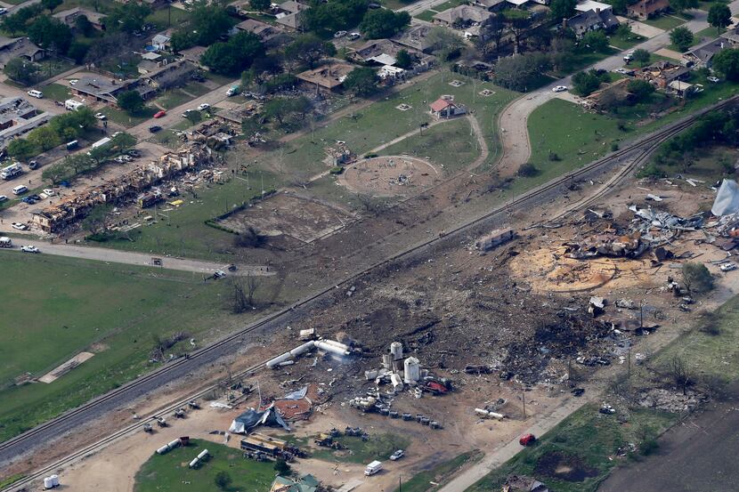 The fertilizer plant explosion in West is already sliding from the public's attention...