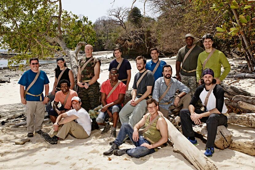 The cast of "The Island" Season 1. The entire series was filmed by the participants and...