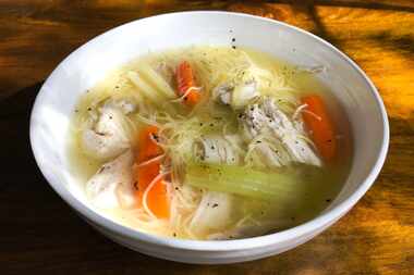 Leslie Brenner's chicken soup, inspired by her mother's
