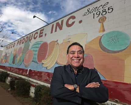Taxco Produce, Inc. founder Alfredo Duarte at his business in Dallas.