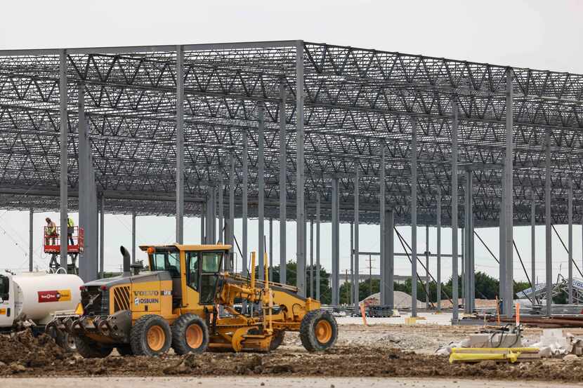 The more than Core 5 Logistics Center under construction on Logistics Drive, east of Bonnie...