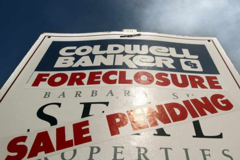 Home foreclosure filings in the Dallas-Fort Worth are  down 49 percent from a year ago.