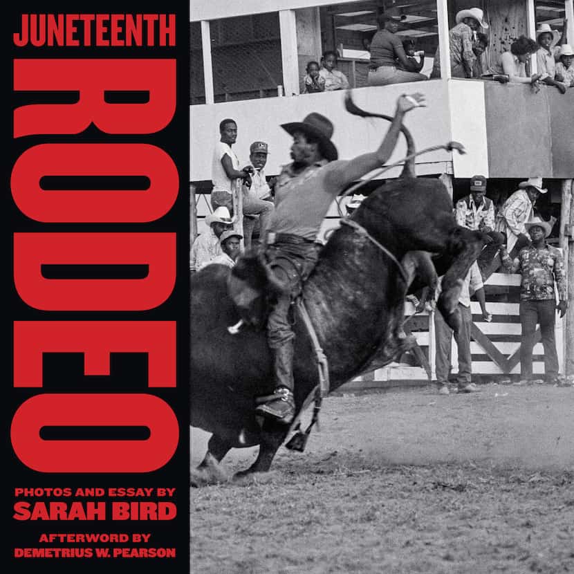 Sarah Bird's "Juneteenth Rodeo" captures legends in action like bull and bronc rider Archie...