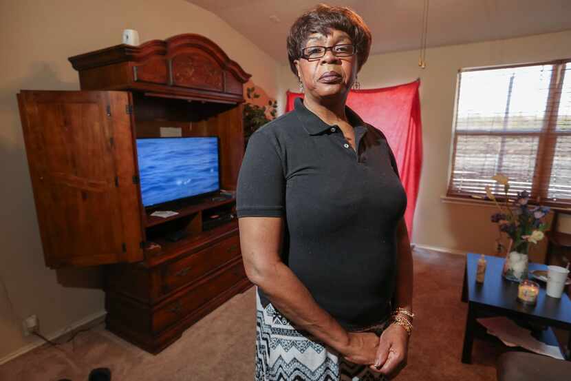 Vera Thomas poses for a photo in her Glenn Heights residence Wednesday January 17, 2018. A...