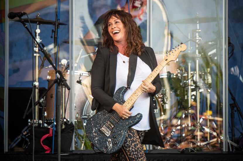 Alanis Morissette performs at the New Orleans Jazz and Heritage Festival on Thursday, April...