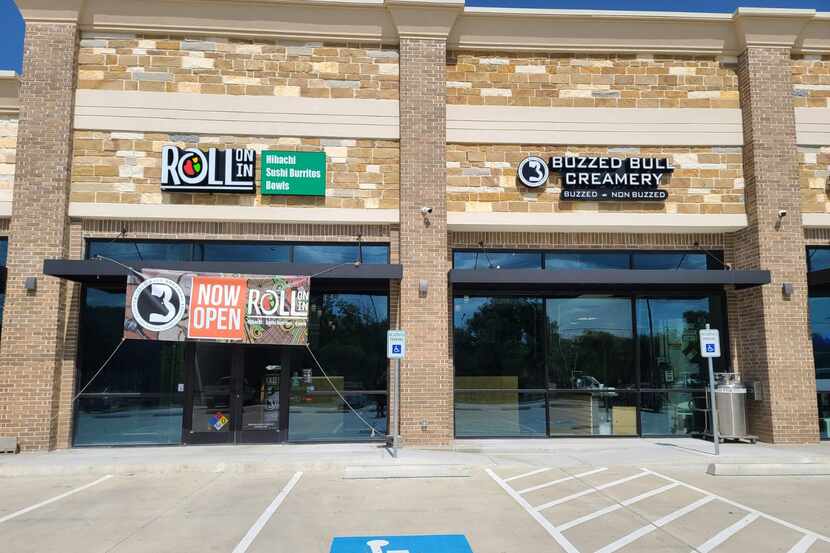 Roll On In Sushi and Buzzed Bull Creamery will celebrate their grand openings in McKinney on...