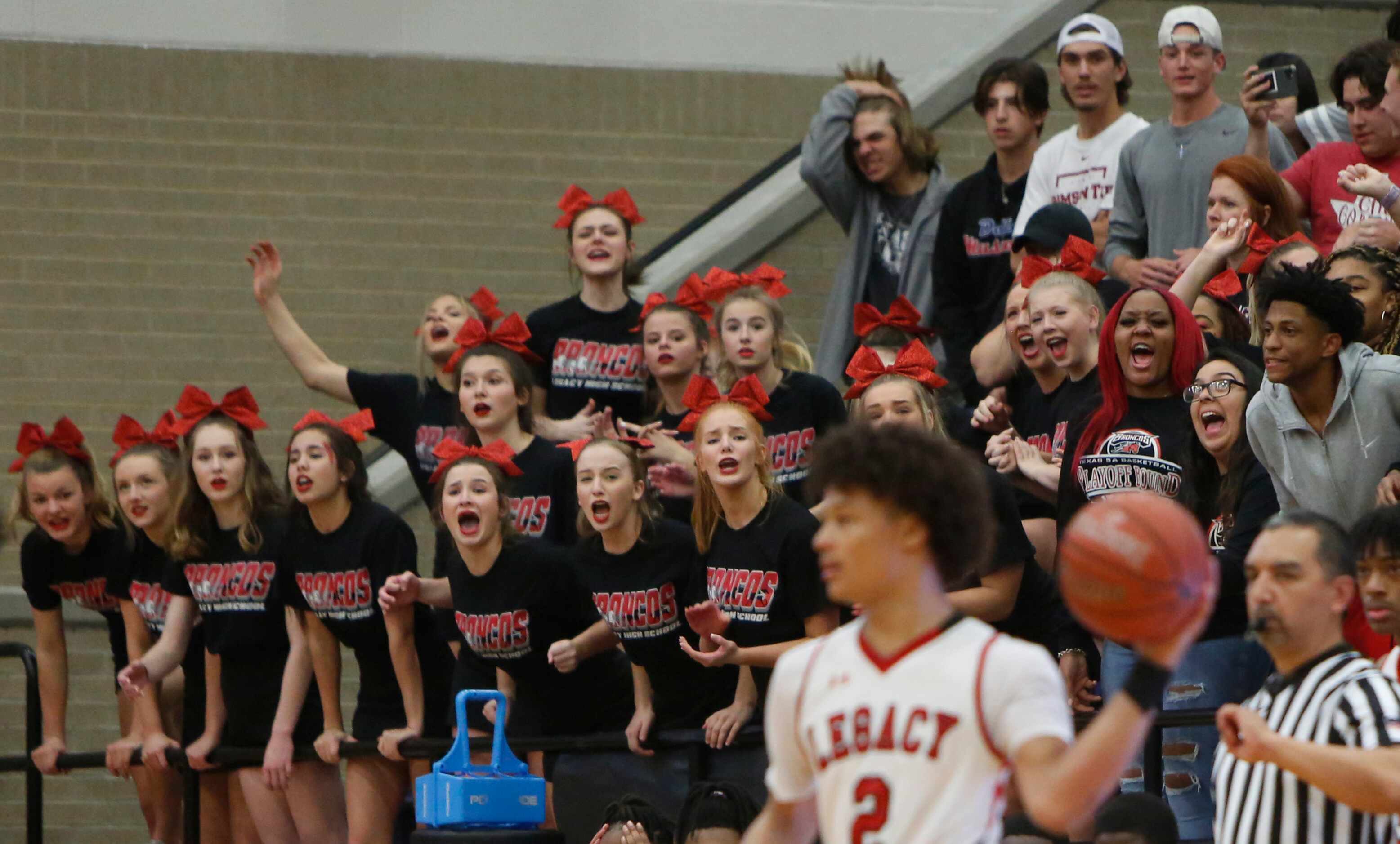 There was no shortage of raw emotion for Mansfield Legacy cheerleaders and students in the...