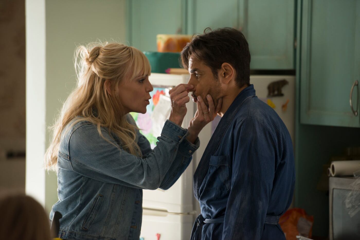 This image released by Metro Goldwyn Mayer Pictures/Pantelion Films shows Anna Faris, left,...