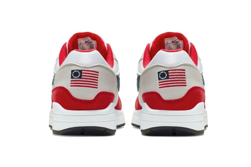 This undated product image obtained by the Associated Press shows Nike Air Max 1 Quick...