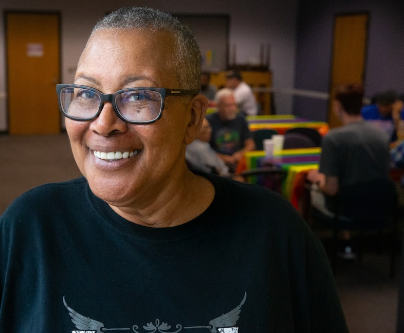 Silver Pride Project coordinator Portia Cantrell moved to Dallas six years ago.