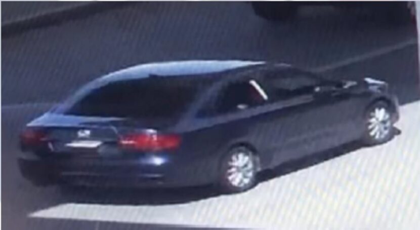 Police are looking for a blue 2011-14 Volkswagen Jetta with a paper tag.