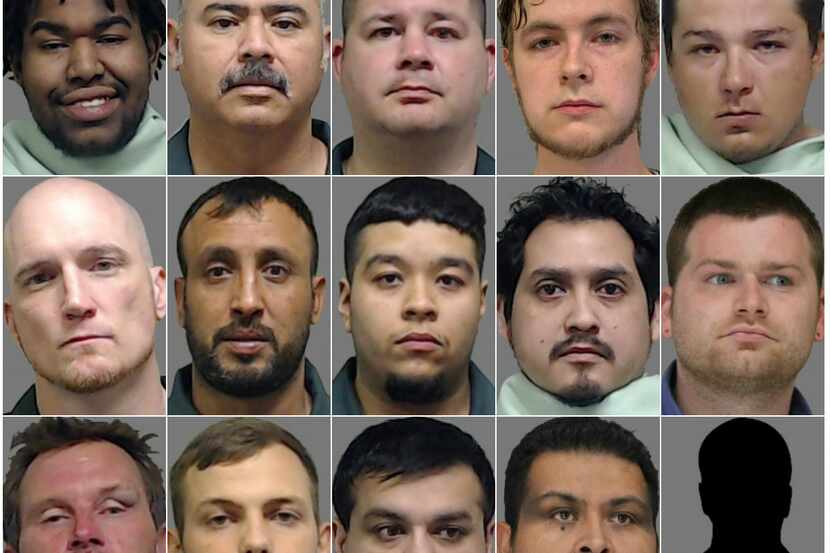 Fourteen men in Collin, Dallas and Denton counties have been arrested on charges of online...