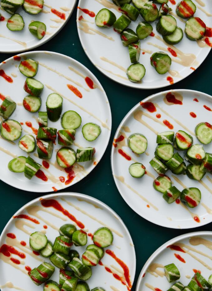 Cucumber and Sriracha salad from Julia Shermans 'Salad for President: A Cookbook Inspired by...