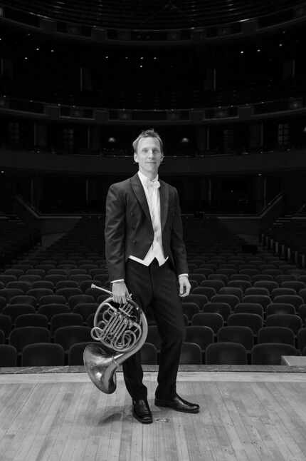 Dallas Symphony Orchestra's principal French horn David Cooper 