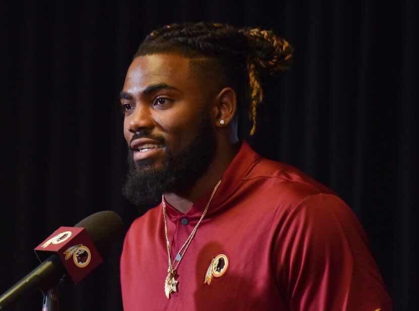 Landon Collins is recovering from shoulder surgery as he gets acclimated with the Redskins....