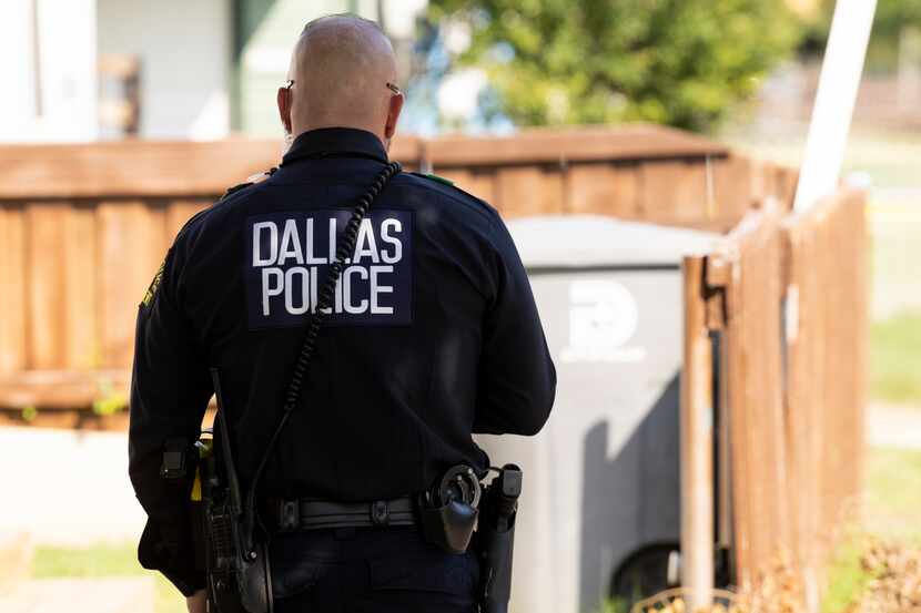 Dallas Police respond to a stabbing that occurred on the 2900 block of Frazier Street on...