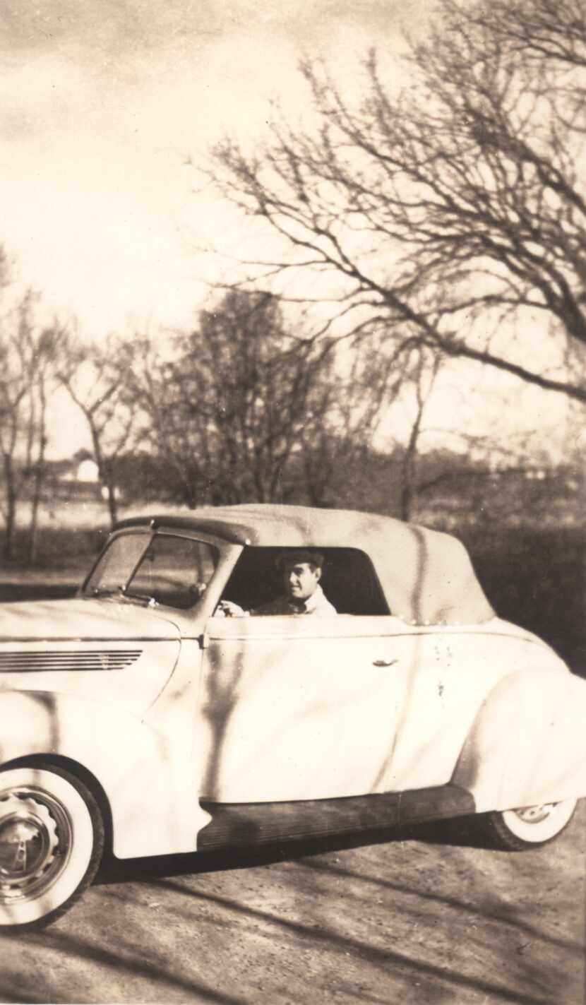 Guy Malloy, shown here in his 1939 yellow Ford, was the possible creator of White Rock's...