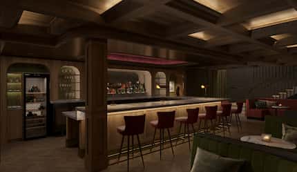Ginger's is a cocktail lounge in a basement in downtown Dallas. It's expected to open Dec....