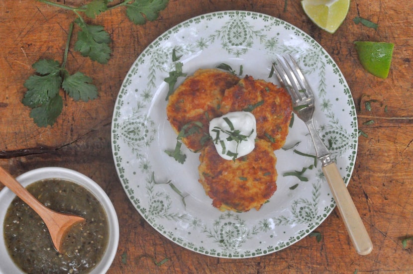 Tex-Mexy Spaghetti Squash Galettes 