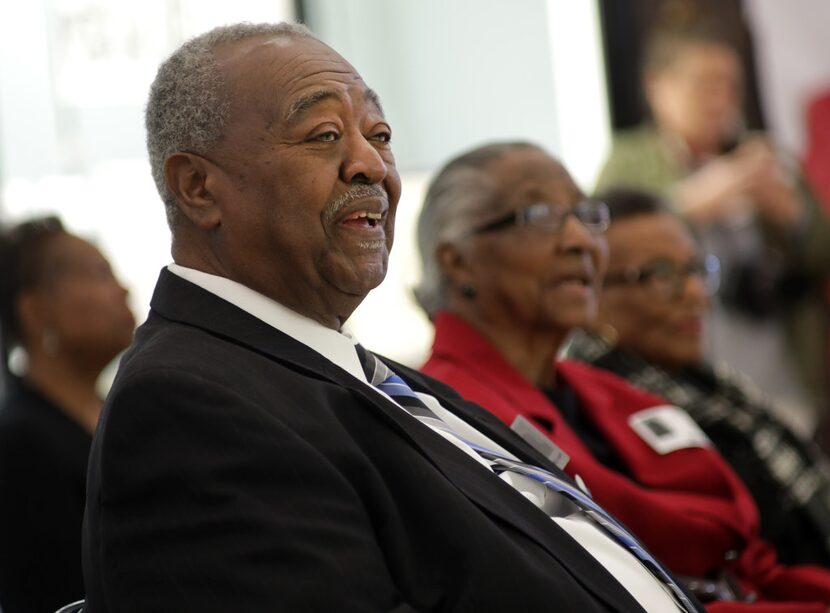 Jesse McGowen was on hand for the plaque's unveiling on Monday. 